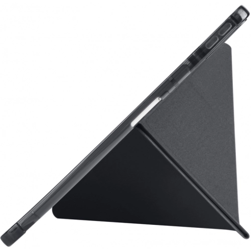 Huawei MatePad 11 2021 Tablet Kılıfı Standlı Tri Folding Kalemlikli Silikon Smart Cover - Siyah