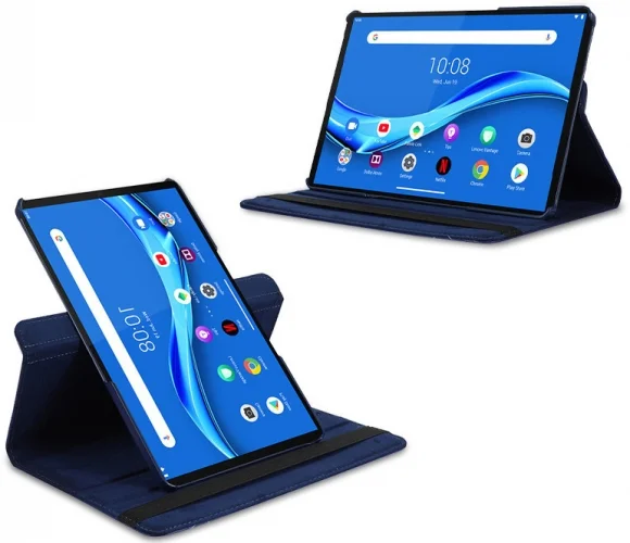 Huawei MatePad 11 2023 Tablet Kılıfı 360 Derece Dönebilen Standlı Kapak - Mavi