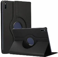 Huawei MatePad 11 2023 Tablet Kılıfı 360 Derece Dönebilen Standlı Kapak - Siyah
