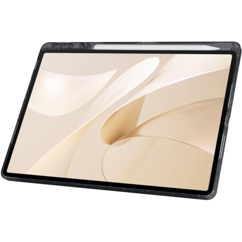 Huawei Matepad 12X Kılıf Standlı Tri Folding Kalemlikli Silikon Smart Cover - Lacivert