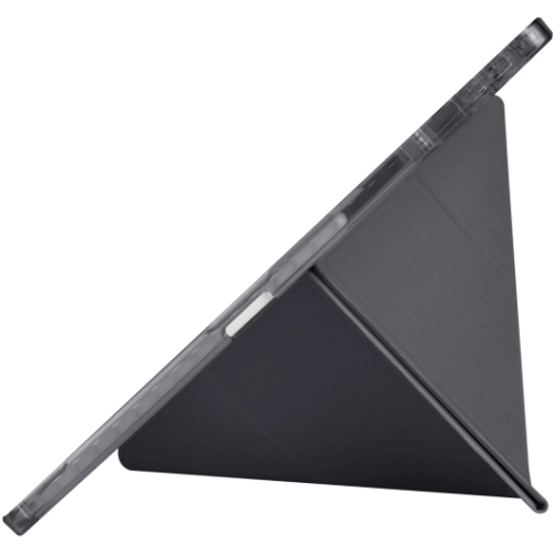 Huawei Matepad 12X Kılıf Standlı Tri Folding Kalemlikli Silikon Smart Cover - Mavi