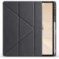 Huawei Matepad 12X Kılıf Standlı Tri Folding Kalemlikli Silikon Smart Cover - Siyah