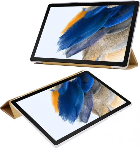Huawei MatePad SE 10.4 Tablet Kılıfı Standlı Smart Cover Kapak - Gold