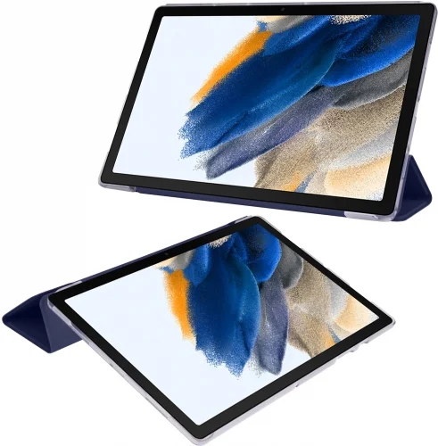 Huawei MatePad SE 10.4 Tablet Kılıfı Standlı Smart Cover Kapak - Mavi