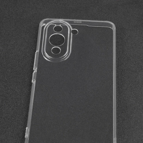 Huawei Nova 10 Kılıf Kamera Korumalı Esnek Silikon Kapak - Şeffaf