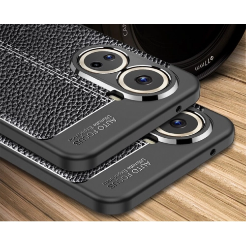 Huawei Nova 10 SE Kılıf Deri Görünümlü Lüks Parmak İzi Bırakmaz Niss Silikon Kapak - Lacivert