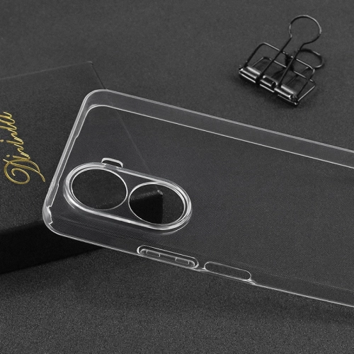 Huawei Nova 10 SE Kılıf Kamera Korumalı Esnek Silikon Kapak - Şeffaf