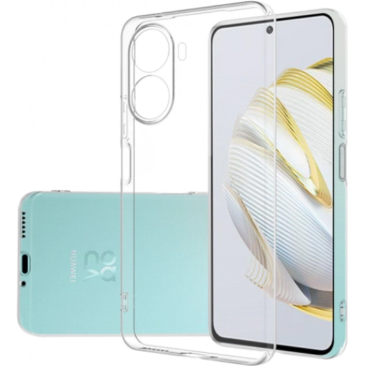 Huawei Nova 10 SE Kılıf Kamera Korumalı Esnek Silikon Kapak - Şeffaf