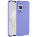 Huawei Nova 12s Kılıf İçi Kadife Mat Mara Lansman Silikon Kapak  - Lila