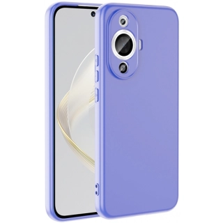 Huawei Nova 12s Kılıf İçi Kadife Mat Mara Lansman Silikon Kapak  - Lila