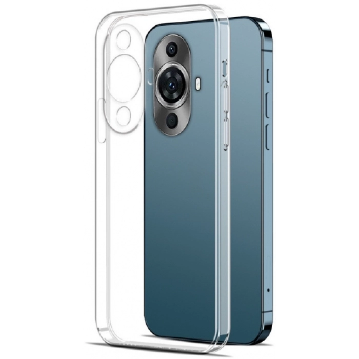 Huawei Nova 12s Kılıf Kamera Korumalı Esnek Silikon Kapak - Şeffaf