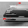 Huawei Nova 5T Kılıf Zırhlı Tank Crash Silikon Kapak - Siyah