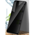 Huawei Nova 5T Kırılmaz Cam 5D Ekran Koruyucu Karartmalı Hayalet Cam Privacy Tam Kapatan - Siyah