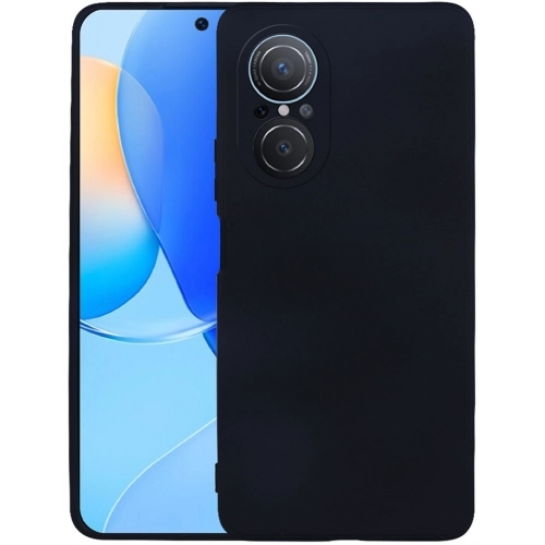 Huawei Nova 9 SE Kılıf İnce Soft Mat Renkli Esnek Silikon Kapak - Siyah