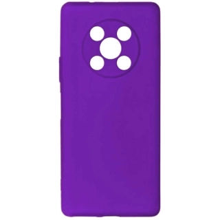 Huawei Nova Y90 Kılıf Silikon Mat Esnek Kamera Korumalı Biye Kapak - Mor