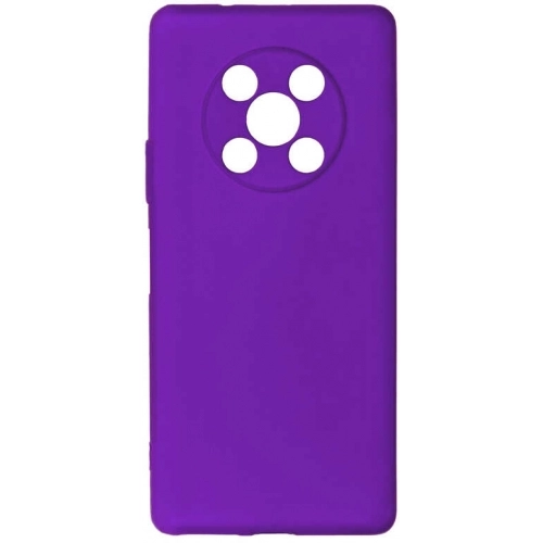 Huawei Nova Y90 Kılıf Silikon Mat Esnek Kamera Korumalı Biye Kapak - Mor