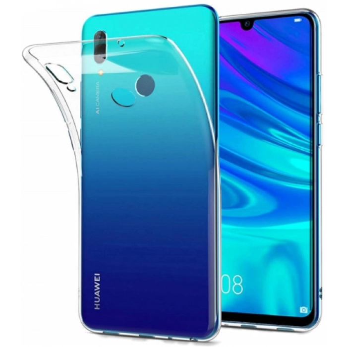 Huawei P Smart 2019 Kılıf Ultra İnce Kaliteli Esnek Silikon 0.2mm - Şeffaf