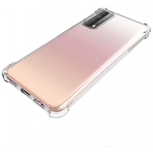 Huawei P Smart 2021 Kılıf Silikon Köşe Korumalı Airbag Darbe Emici Kapak - Şeffaf