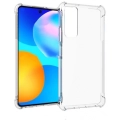 Huawei P Smart 2021 Kılıf Silikon Köşe Korumalı Airbag Darbe Emici Kapak - Şeffaf