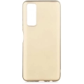 Huawei P Smart 2021 Kılıf İnce Soft Mat Renkli Esnek Silikon Kapak - Gold