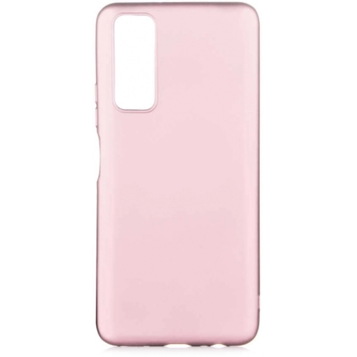 Huawei P Smart 2021 Kılıf İnce Soft Mat Renkli Esnek Silikon Kapak - Rose Gold