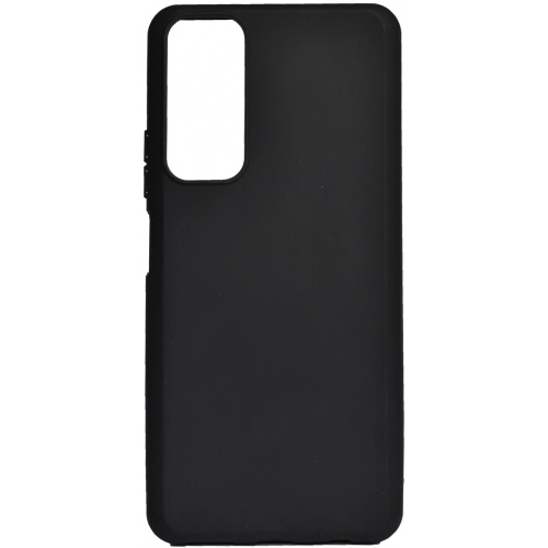 Huawei P Smart 2021 Kılıf Silikon Mat Esnek Kamera Korumalı Biye Kapak - Siyah