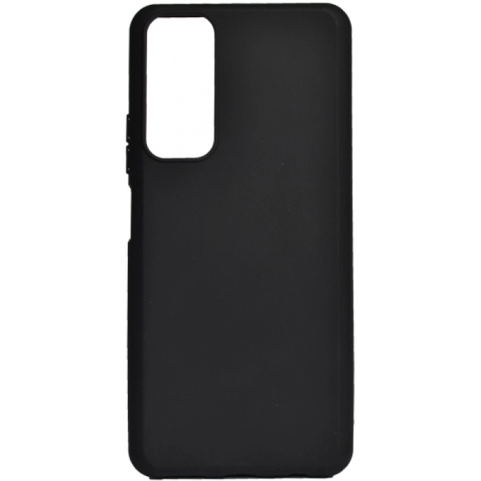 Huawei P Smart 2021 Kılıf Silikon Mat Esnek Kamera Korumalı Biye Kapak - Siyah