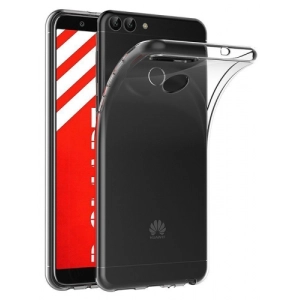 Huawei P Smart Kılıf Ultra İnce Kaliteli Esnek Silikon 0.2mm - Şeffaf