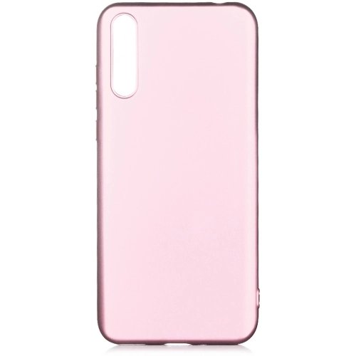 Huawei P Smart S Kılıf İnce Soft Mat Renkli Esnek Silikon Kapak - Rose Gold