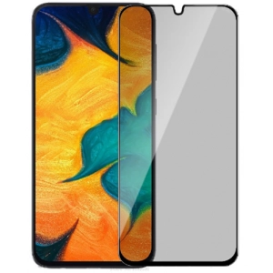 Huawei P Smart S Kırılmaz Cam 5D Ekran Koruyucu Karartmalı Hayalet Cam Privacy Tam Kapatan - Siyah