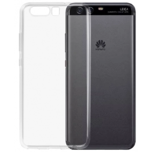 Huawei P10 Kılıf Ultra İnce Kaliteli Esnek Silikon 0.2mm - Şeffaf