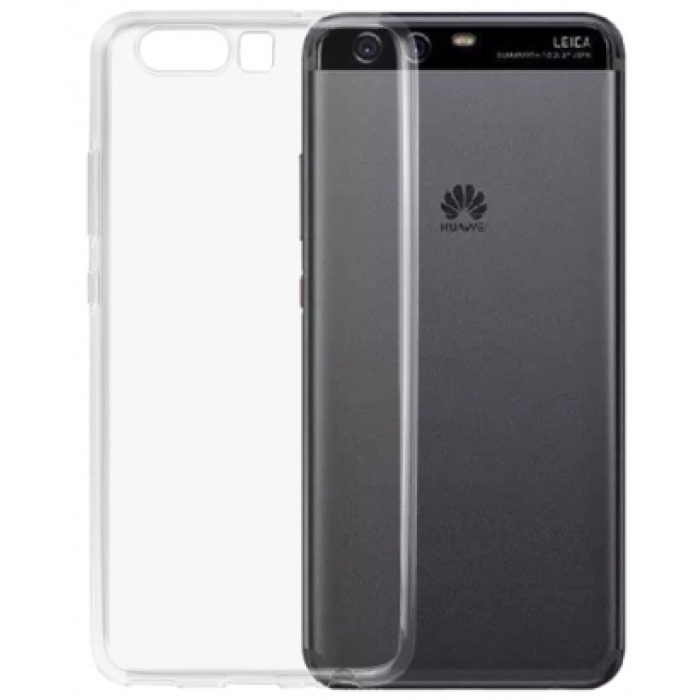 Huawei P10 Kılıf Ultra İnce Kaliteli Esnek Silikon 0.2mm - Şeffaf