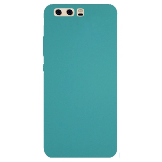 Huawei P10 Plus Kılıf İnce Soft Mat Renkli Esnek Silikon Kapak - Yeşil