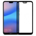 Huawei P20 Lite Ekran Koruyucu Fiber Tam Kaplayan Nano - Siyah