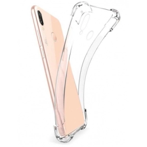 Huawei P20 Lite Kılıf Silikon Köşe Korumalı Airbag Darbe Emici Kapak - Şeffaf