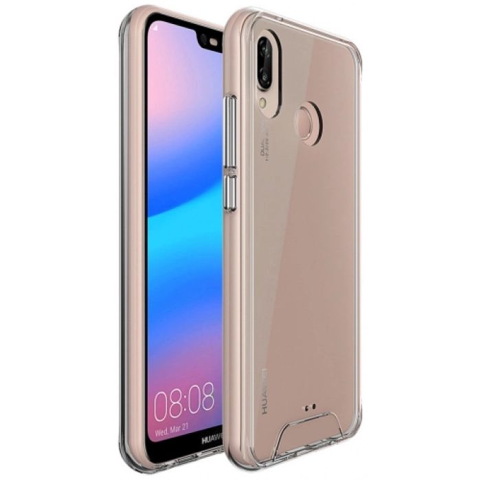 Huawei P20 Lite Kılıf Clear Guard Serisi Gard Kapak - Şeffaf