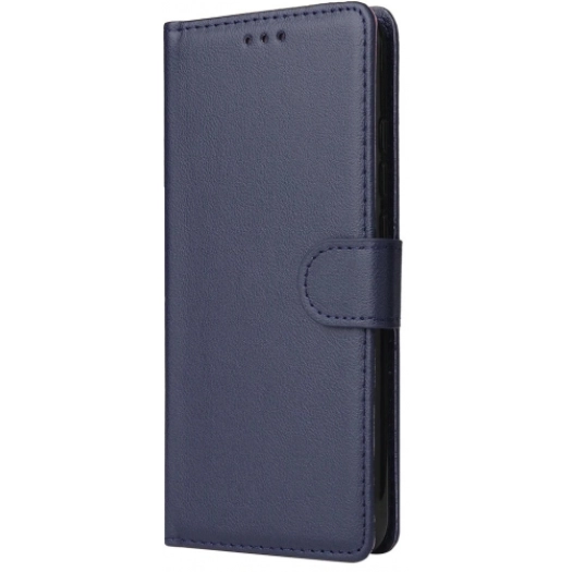 Huawei P20 Lite Kılıf Cüzdanlı Standlı Mıknatıslı Deri Kartlıklı Kapak - Lacivert