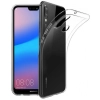 Huawei P20 Lite Kılıf Ultra İnce Kaliteli Esnek Silikon 0.2mm - Şeffaf
