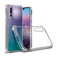 Huawei P20 Pro Kılıf Silikon Köşe Korumalı Airbag Darbe Emici Kapak - Şeffaf