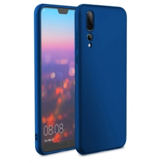 Huawei P20 Pro Kılıf İnce Soft Mat Renkli Esnek Silikon Kapak - Lacivert
