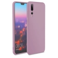 Huawei P20 Pro Kılıf İnce Soft Mat Renkli Esnek Silikon Kapak - Rose Gold
