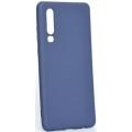 Huawei P30 Kılıf İnce Soft Mat Renkli Esnek Silikon Kapak - Lacivert
