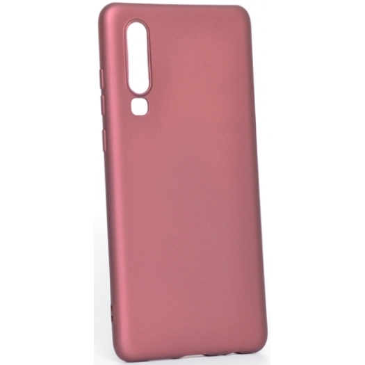 Huawei P30 Kılıf İnce Soft Mat Renkli Esnek Silikon Kapak - Mürdüm