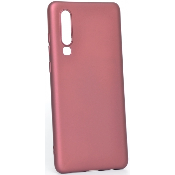 Huawei P30 Kılıf İnce Soft Mat Renkli Esnek Silikon Kapak - Mürdüm