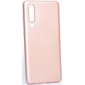Huawei P30 Kılıf İnce Soft Mat Renkli Esnek Silikon Kapak - Rose Gold