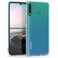 Huawei P30 Lite Kılıf Kamera Korumalı Esnek Silikon Kapak - Şeffaf