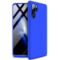 Huawei P30 Pro Kılıf 3 Parçalı 360 Tam Korumalı Rubber AYS Kapak  - Mavi