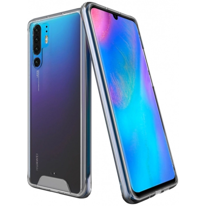 Huawei P30 Pro Kılıf Clear Guard Serisi Gard Kapak - Şeffaf