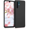 Huawei P30 Pro Kılıf İnce Soft Mat Renkli Esnek Silikon Kapak - Siyah