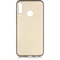 Huawei P40 Lite E Kılıf İnce Soft Mat Renkli Esnek Silikon Kapak - Gold